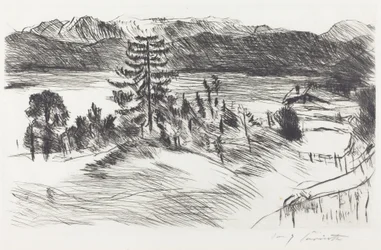 Large Walchensee Landscape, 1923