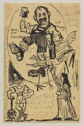 Lovis Corinth to Carl Strathmann: Postcard, Postmarked June 12, 1895 (Appenzell)