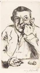 Portrait of a Man Smoking, 1916