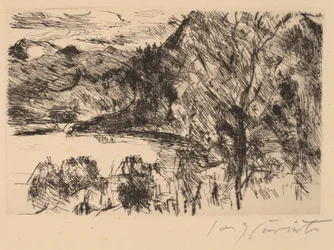 Walchensee with Jochberg