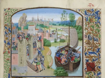 Massacre of Ghent traders at Audenarde 1380, ca 1470-1475