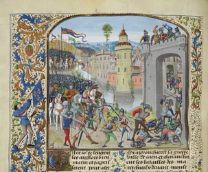 The Battle of Caen in 1346