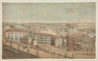 Preparatory Sketch for View of Granby Hill, Clifton, from the West