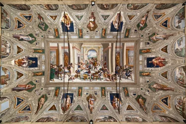 The story of Ulysses (the return), ceiling of Salone Cambiaso