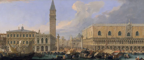 The Molo, Venice, from the Bacino di San Marco