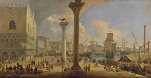 The Molo with the Ducal Palace, c. 1710