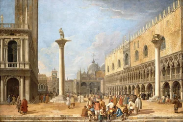 The Piazzetta, Venice, looking towards the Piazza San Marco