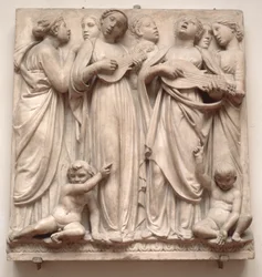 Singing angels, relief from the Cantoria, c.1432-38