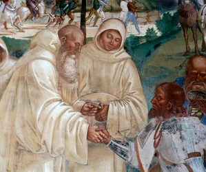 Benedict Welcomes Totila (detail)