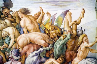 Damned in Hell, from Last Judgment Fresco Cycle