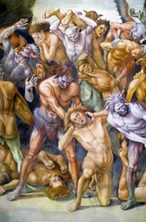 Damned in Hell, from Last Judgment fresco cycle