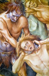 Damned in Hell, from Last Judgment Fresco Cycle