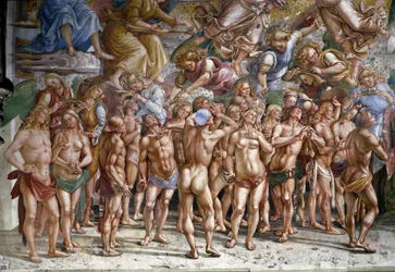 The Last Judgment: The Elected (Detail)