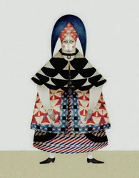 Whimsical Folk Figure