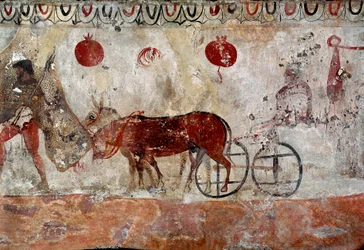 A Herd Keeper and Two Donkeys