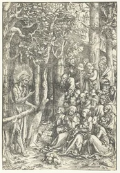 John the Baptist Preaching to People