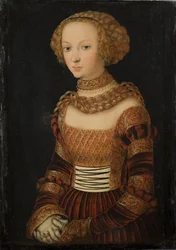 Portrait of a Young Woman. Princess Emily of Saxony?