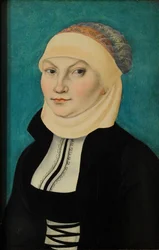 Katharina of Bora, bust-length, facing left