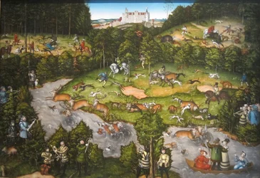 Hunting near Hartenfels Castle