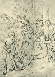 Satyrs and nymphs