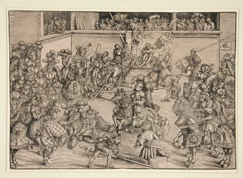 The Second Tournament (with the Tapestry of Samson and the Lion)