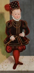 Portrait of Prince Christian I, Son of Elector August, as a Child at the Age of 4