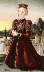 Portrait of Princess Agnes Countess of Barby
