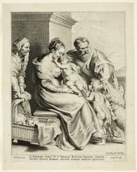 The Holy Family with Saint Elisabeth and the Infant John the Baptist