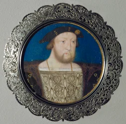 Henry VIII, King of England Miniature on Parchment