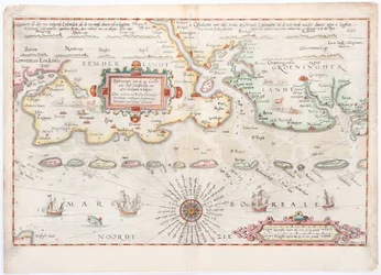 East Friesland 1584 Map