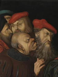 Christ and the Woman Taken in Adultery (detail)