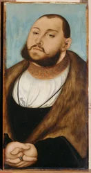John Frederick I, Elector of Saxony (1503-1554), by Lucas Cranach the Elder (1472-1553). Oil on wood