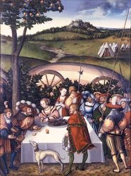 Judith at the Table of Holofernes