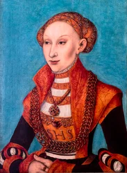 Portrait of Sybille de Clèves, circa 1535