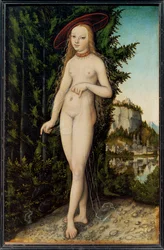 Venus, Standing in a Landscape