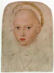 Portrait of Elisabeth of Saxony (1552-1590), Countess Palatine of Simmern