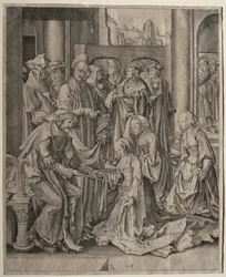 Esther before Ahasuerus, 1518