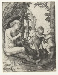 Boy with Wind Instrument