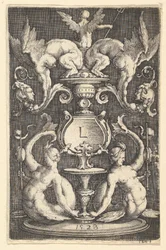 Panel of Ornament with Two Sirens