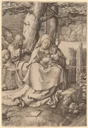 The Virgin and Child with Two Angels