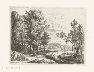 Landscape with Three Figures by a Lake (Small Landscapes)