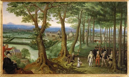 Emperor Rudolf II Takes a Walk, c.1593