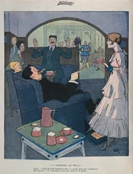 At the home front, illustration from 