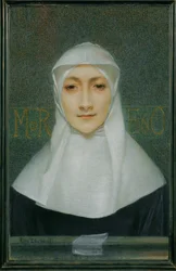 Actress Marguerite Moreno in Georges Rodenbach