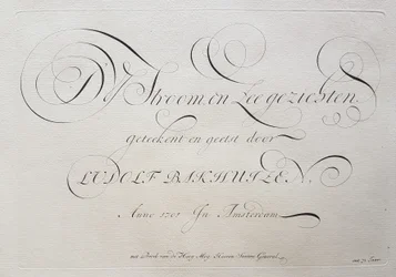 Ludolf Bakhuizen - The Stream and Sea Views Drawn and Etched by LUDOLF BAKHUIZEN, Anno 1701 In Amsterdam