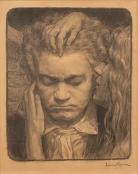 Beethoven Listening to a Muse