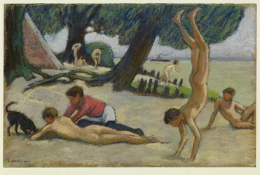 Boys on the beach