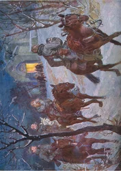 Christmas Eve, Illustration from Hindenburg, 1922