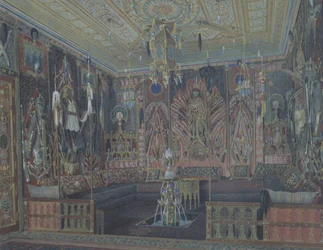 The Asiatic Turkish Room in the Great Palais in Tsarskoye Selo