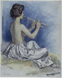 Female Flute Player